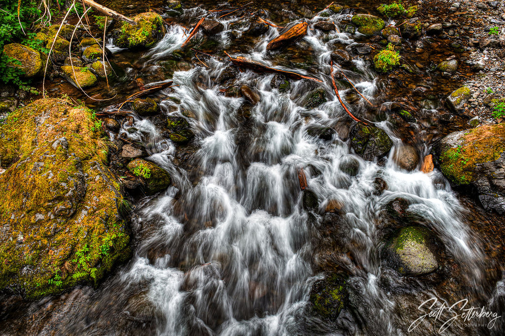 Wahclella Falls Stream