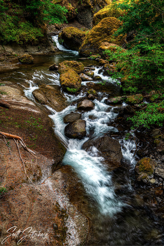 Wahclella Falls Stream