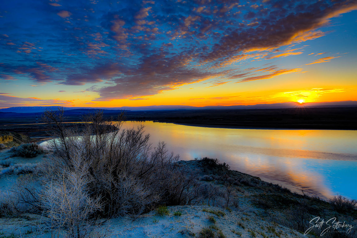 White Bluffs Sunset